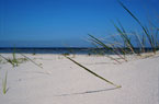 Sandstrand in Kölpinsee an der Ostseeküste