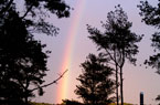 Regenbogen über der Insel Usedom